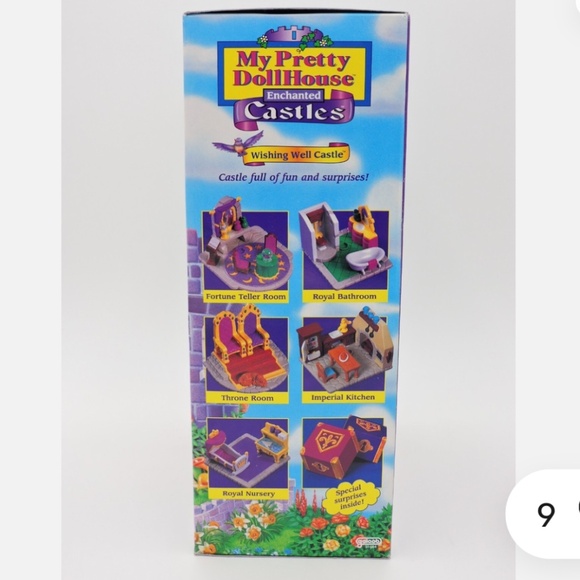 Vintage Galoob 1995 My Pretty Dollhouse 🏰Castle Playset - Picture 12 of 12